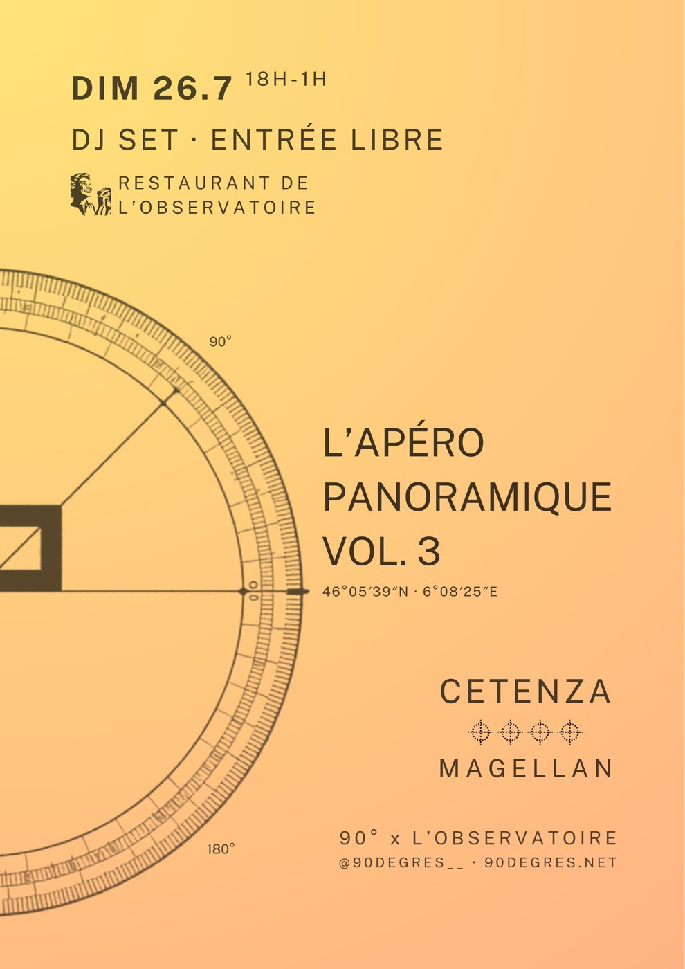 Apéro Panoramique Vol. 3 — Affiche
