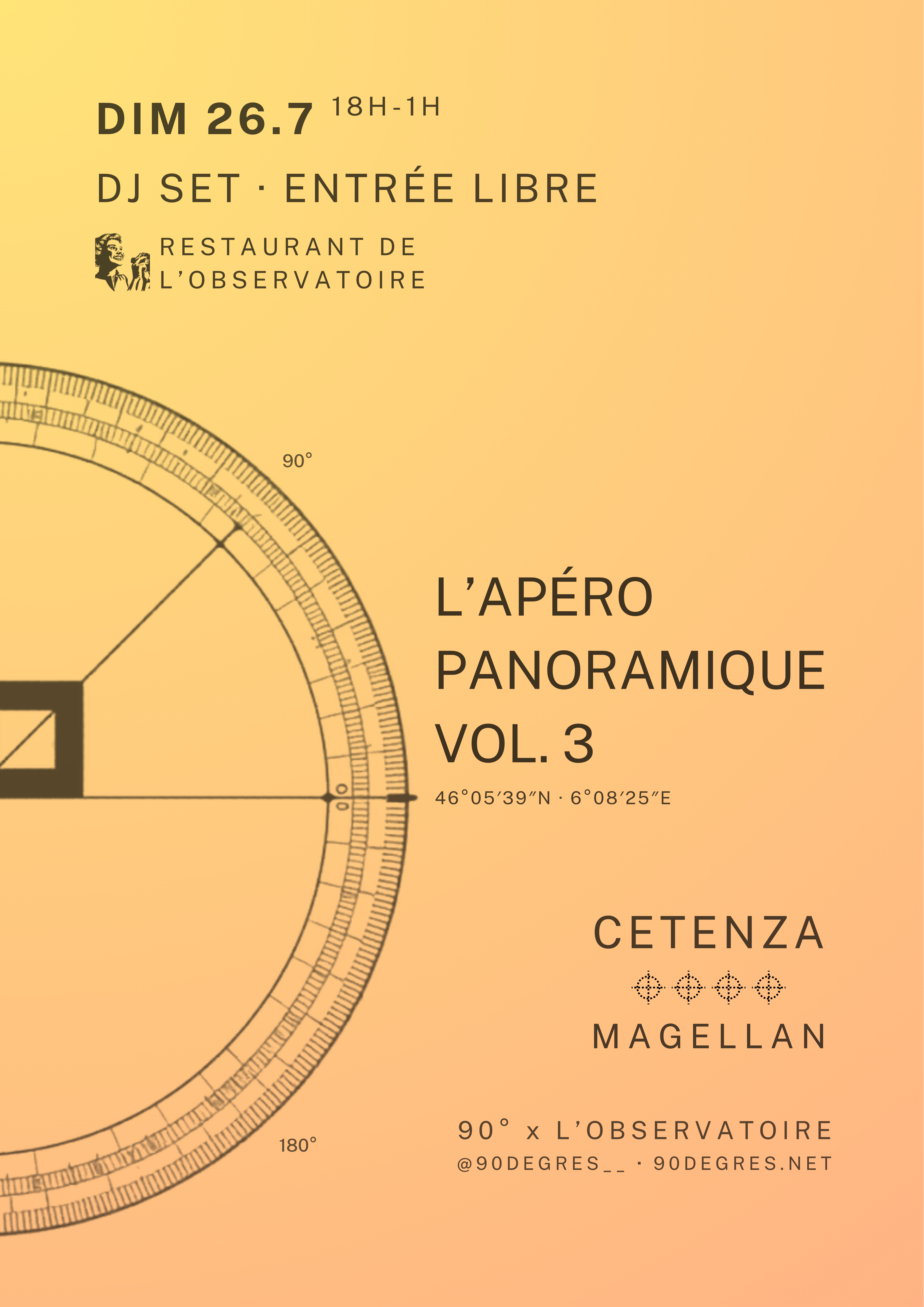 Apéro Panoramique Vol. 3 — Affiche