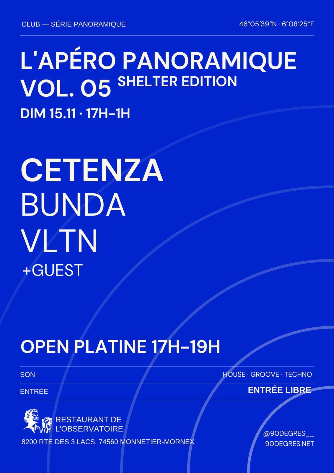 Apéro Panoramique Vol. 5 — Shelter Edition — Affiche